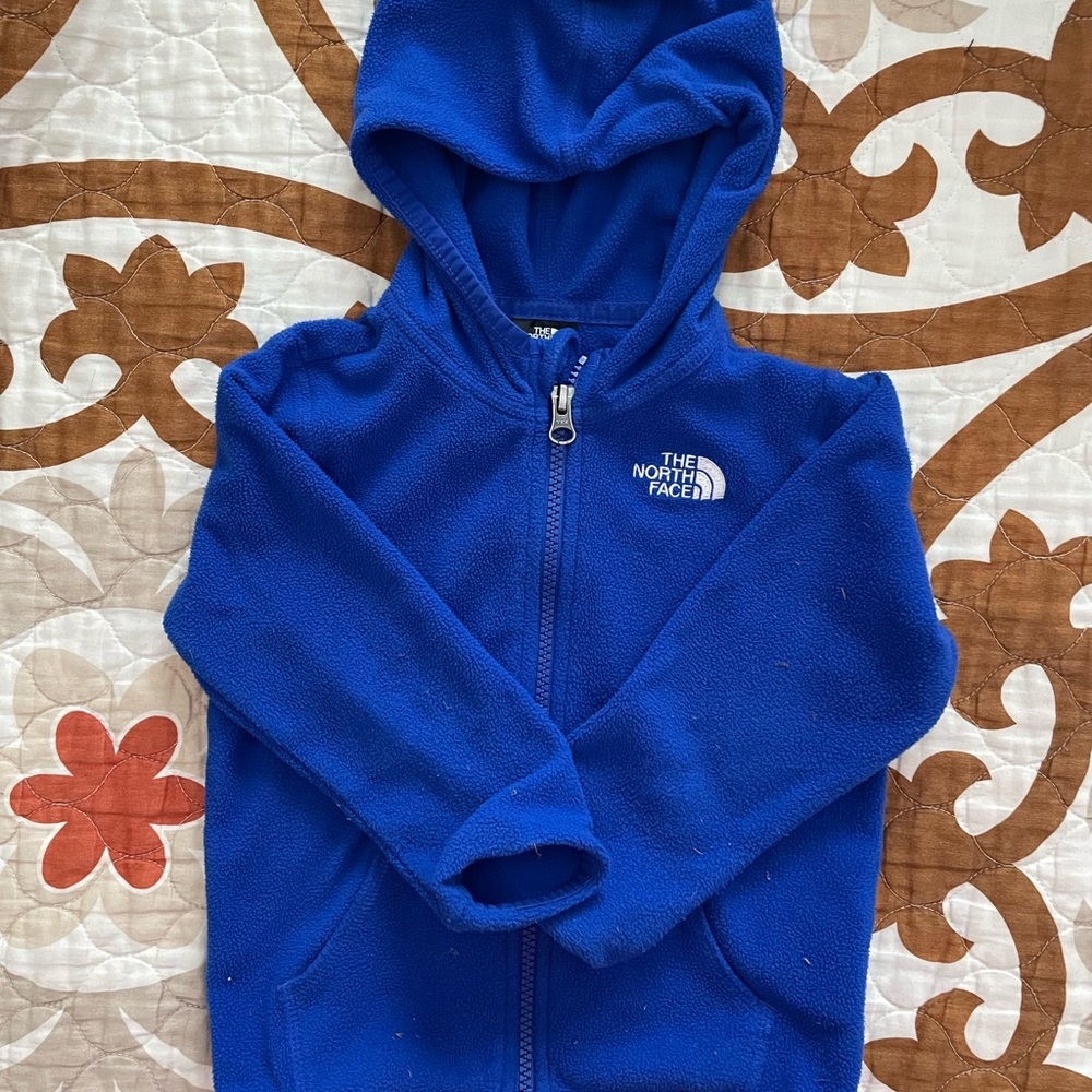 North face fleece jacket. Super snuggly.